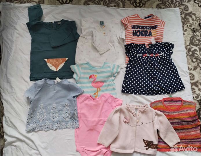 Одежда для девочки пакетом 80 86