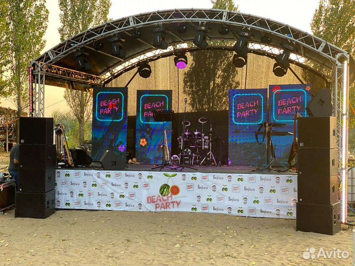 Караоке система с видеостеной на выезд аренда