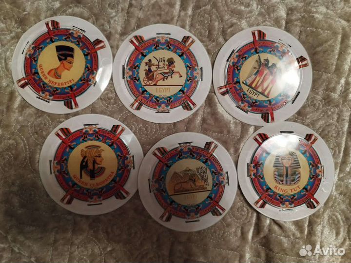 Подставки под стаканы(набор)