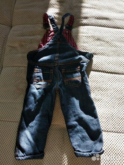 Комбинезон джинсовый 80р