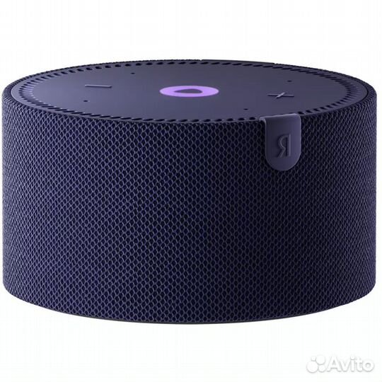 Умная колонка Яндекс.Станция Мини с часами синий