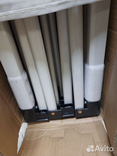 Тент шатер гармошка 6 на 3 метра белый