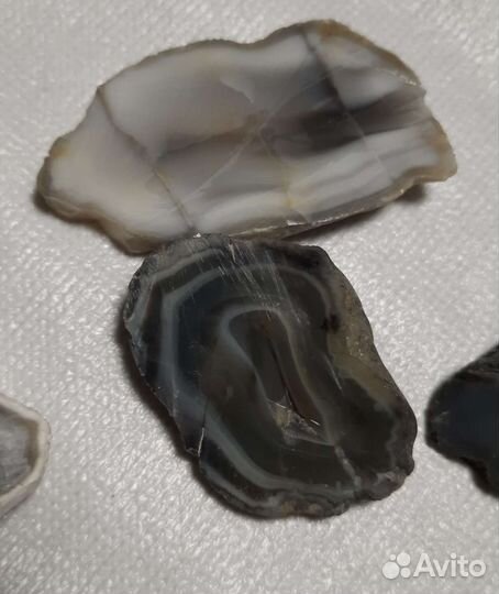 Камень агат необработанные коллекция