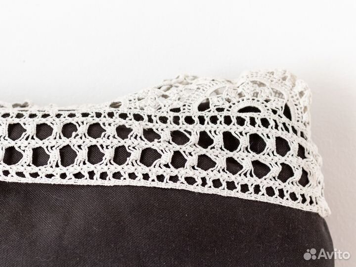 Вязаные подголовники чехлы на подушки кружево