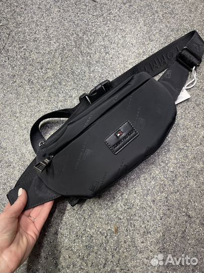 Мужская поясная сумка tommy hilfiger новая