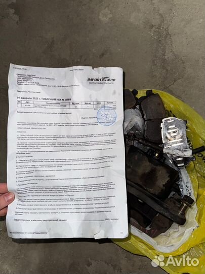 Суппорт передний левый subaru forester sf5