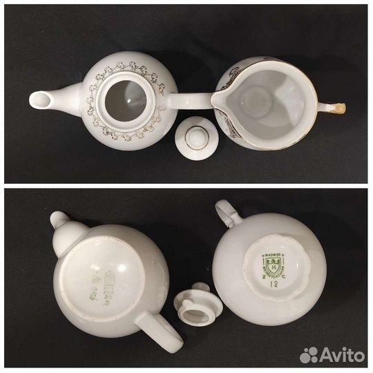 Сахарницы, чайнички, молочники, СССР