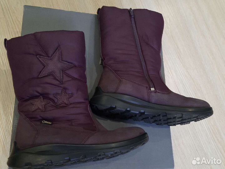 Сапоги зимние ecco gore tex для девочки