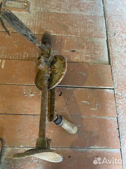 Дрель старинная