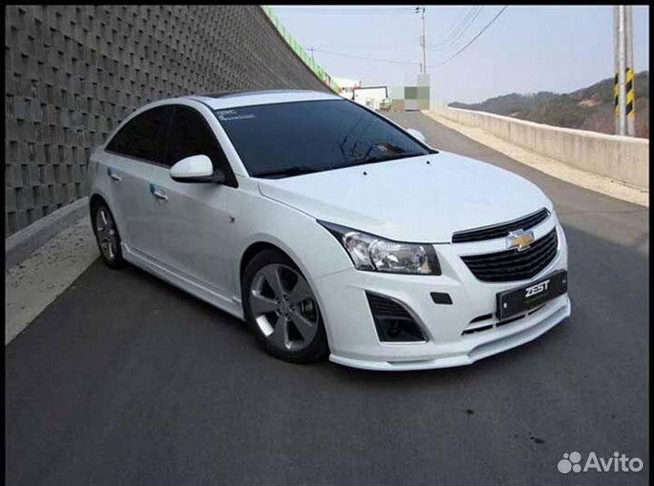 Сплиттер переднего бампера Chevrolet Cruze