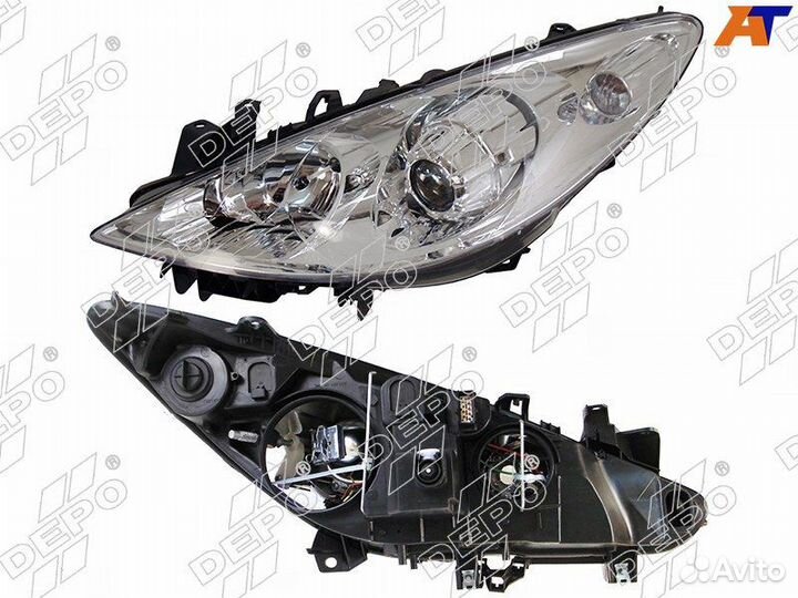 Фара peugeot 307 05-08 LH 550-1137L-LD-EM