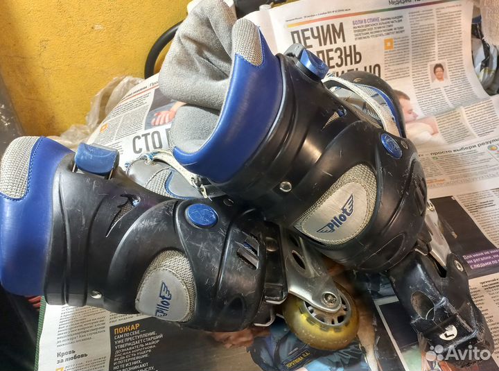 Роликовые коньки Pilot пилот 40 - 43 размер