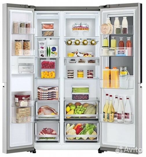 Холодильник LG Side By Side GC-Q257cafc