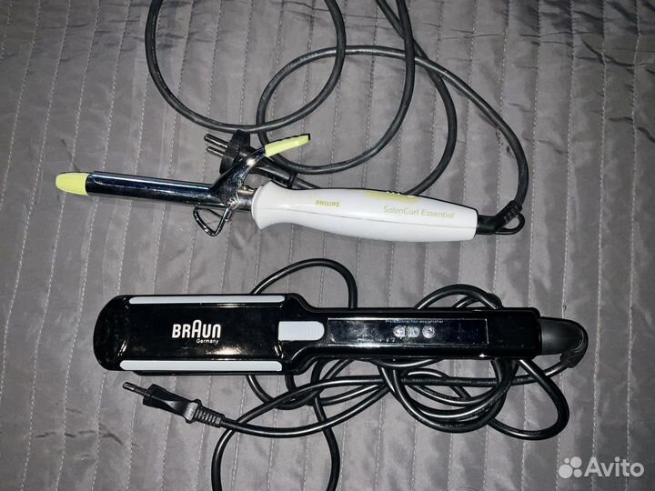 Плойка Phillips, выпрямитель для волос Braun
