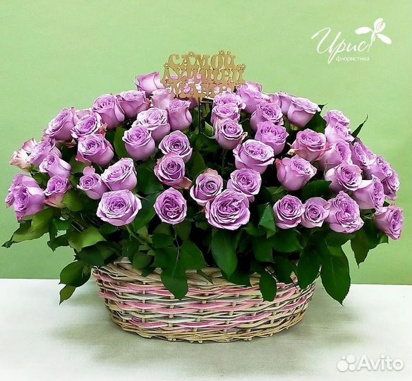 101 роза букет цветы доставка