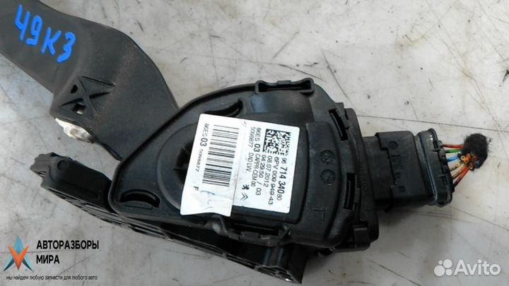 Педаль Citroen C3 Picasso рест. 2012 1601CS