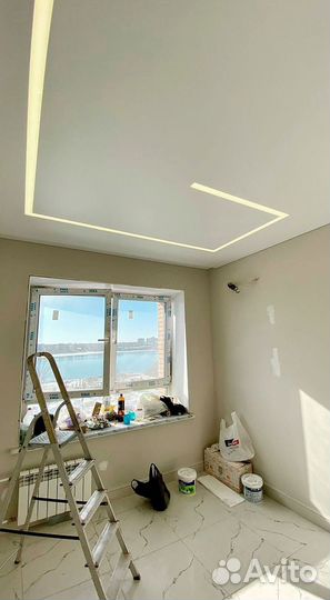 Натяжные потолки. Чистый монтаж