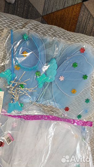 Карнавальный костюм фея бабочка 4 предмета девочки