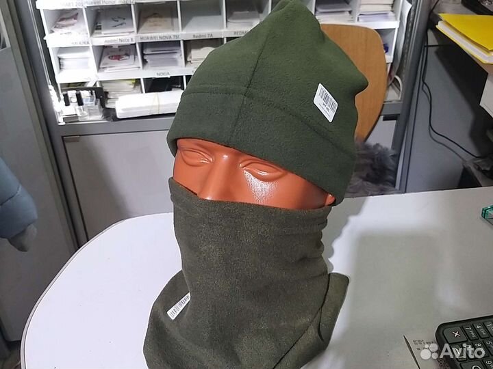 Баф+шапка тонкий флис