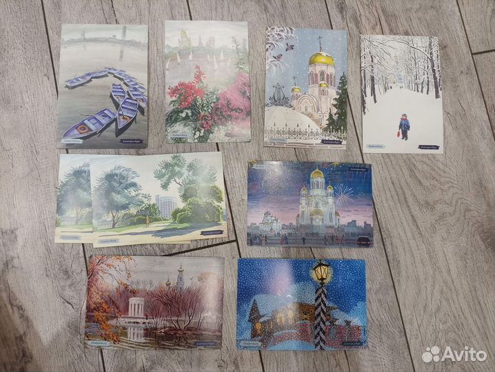 Открытки советские СССР, открытки Екатеринбурга