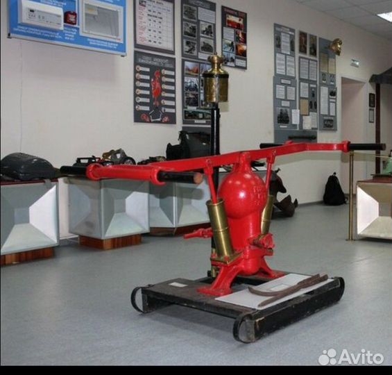 Пожарная дореволюционная помпа Вятка