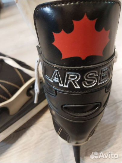 Коньки хоккейные бу larsen детские