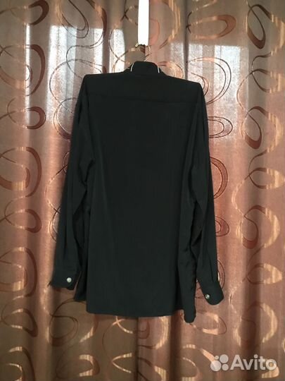 Рубашка мужская черная, размер XL