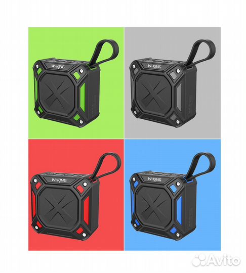 Портативная акустика W-King S6 на бульваре)