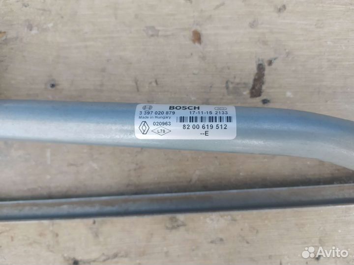 Трапеция дворников Renault Logan/Ларгус