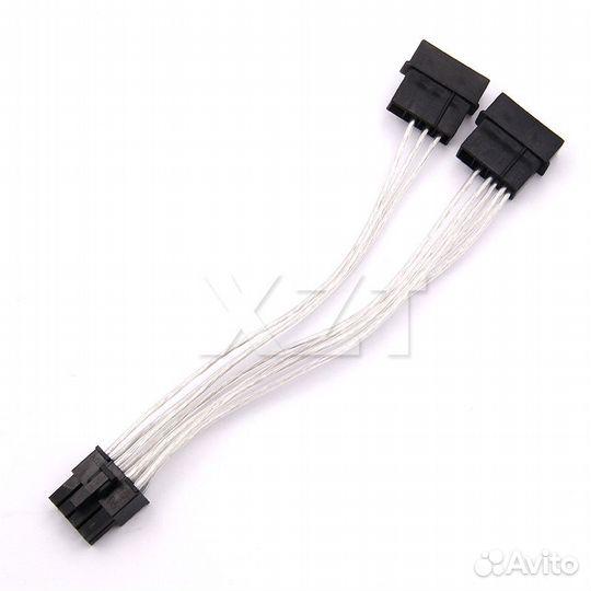 Переходники 6pin - 8 pin molex,6+2 pin SATA-Molex