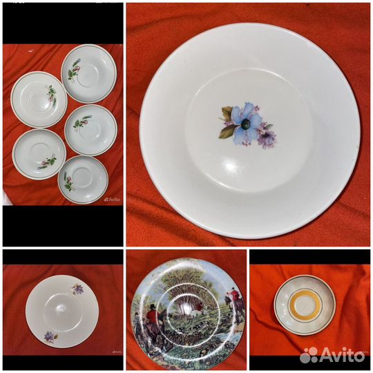 Блюда, тарелки и блюдца СССР