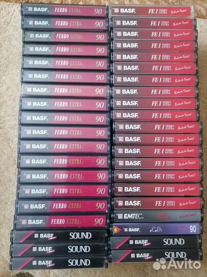 Аудиокассеты basf с записью