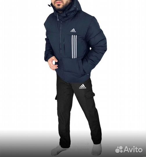 Зимний костюм куртка + брюки Adidas