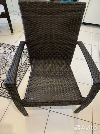 Кресло из ротанга бу