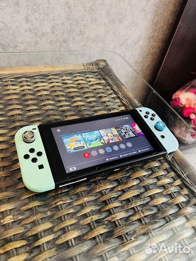 Nintendo switch консоль animal crossing edition
