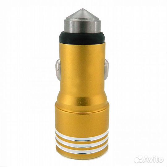 Азу USB (3.1A) (блочок) металл. 