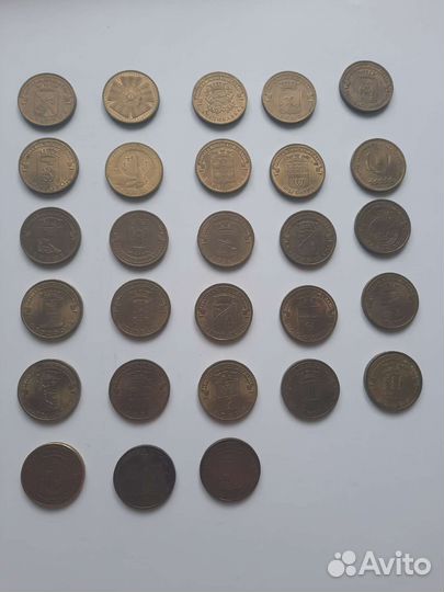 Юбилейные монеты 10