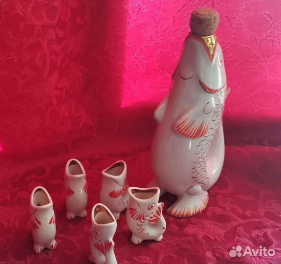 Коньячный набор рыбки