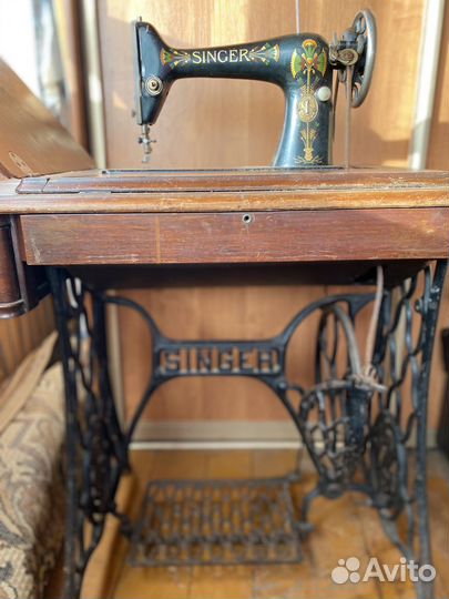 Швейная машина zinger рабочая 1914