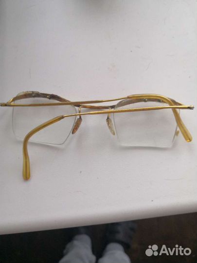 Очки антикварные, позалота