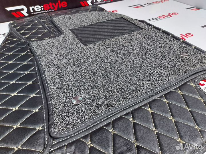 Ковры салона 3D Nissan Leaf 14-17г