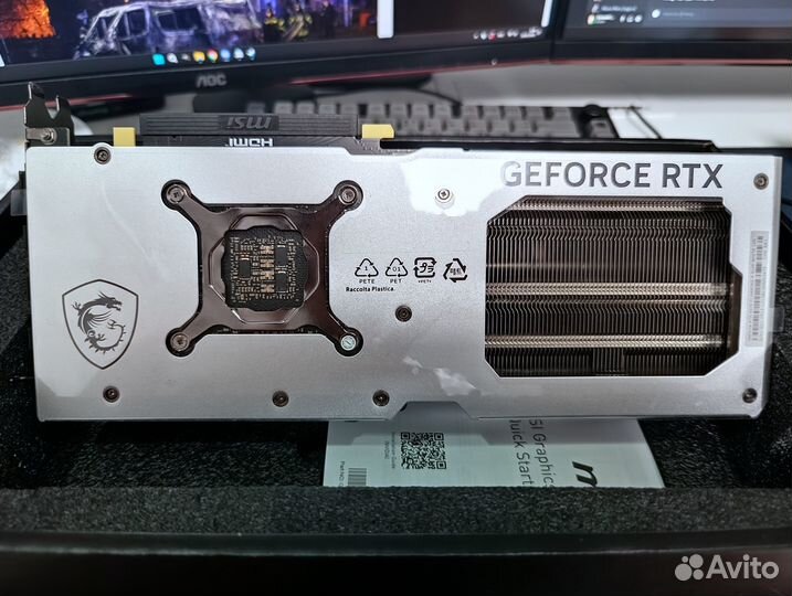 MSI GeForce RTX 4070 Ti gaming X slim white