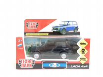 Машина Технопарк LADA 4x4 12см чёрный lada4X4-BK