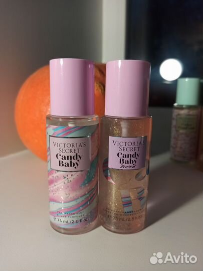 Мист для тела с шиммером и без