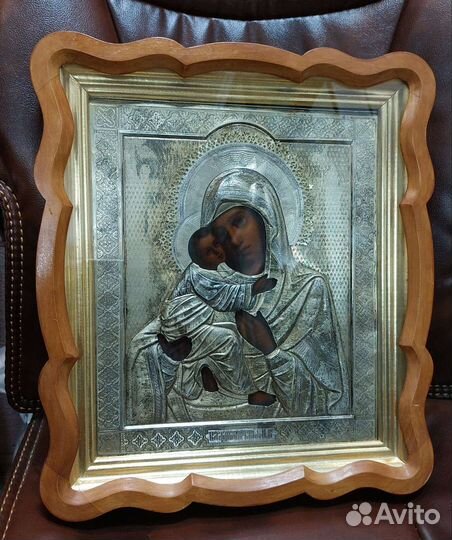 Старинные иконы 19 век в серебре