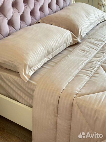 Постельное белье сатин евро