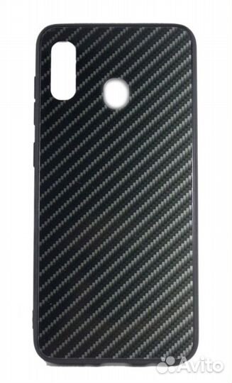 Чехол для Samsung Galaxy A30 (A305) стекло, черный