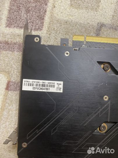 Видеокарта GTX 1080 8gb asus