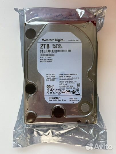 Жёсткий диск Western Digital Ultrastar DC HA210
