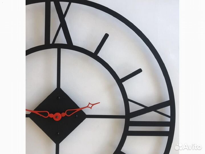 Часы настенные из металла